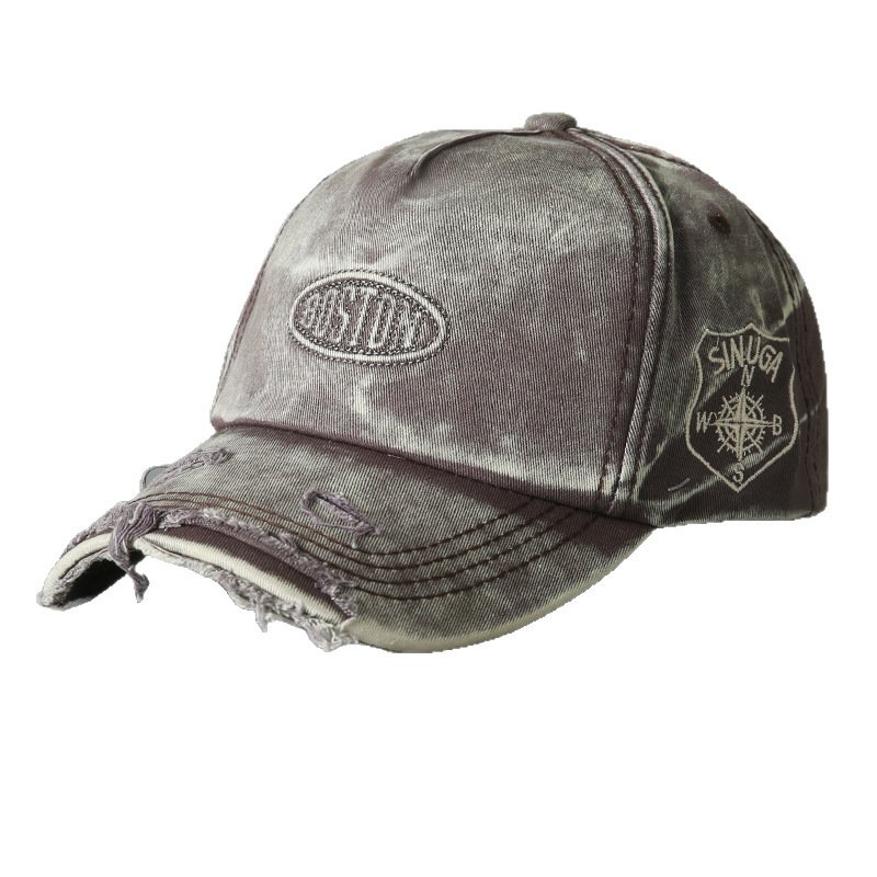 Retro Distressed Ripped Cap - Image 9