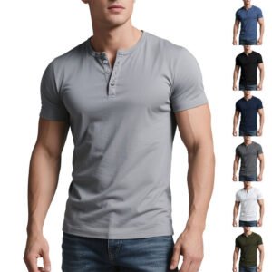 Casual Crew-Neck Short-Sleeve