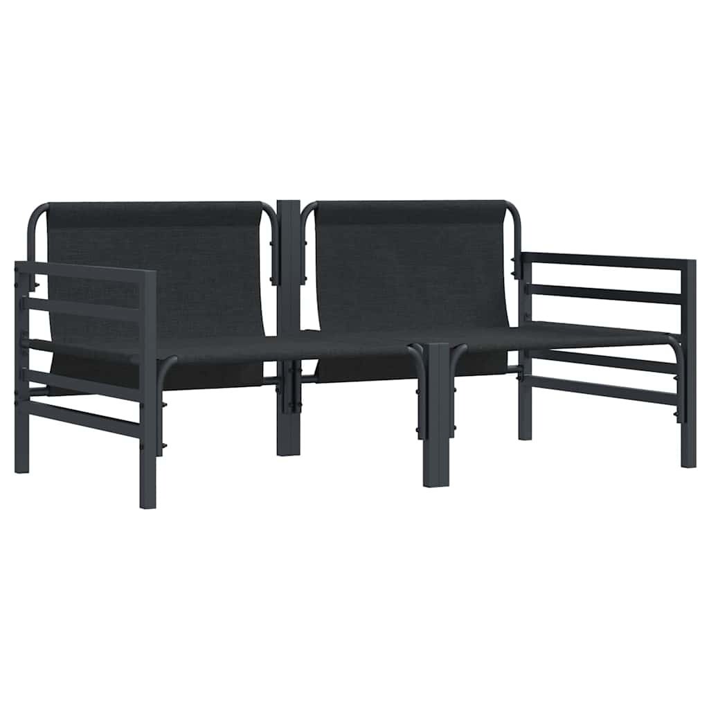 Garden Furniture with Cushions, Anthracite - Image 3