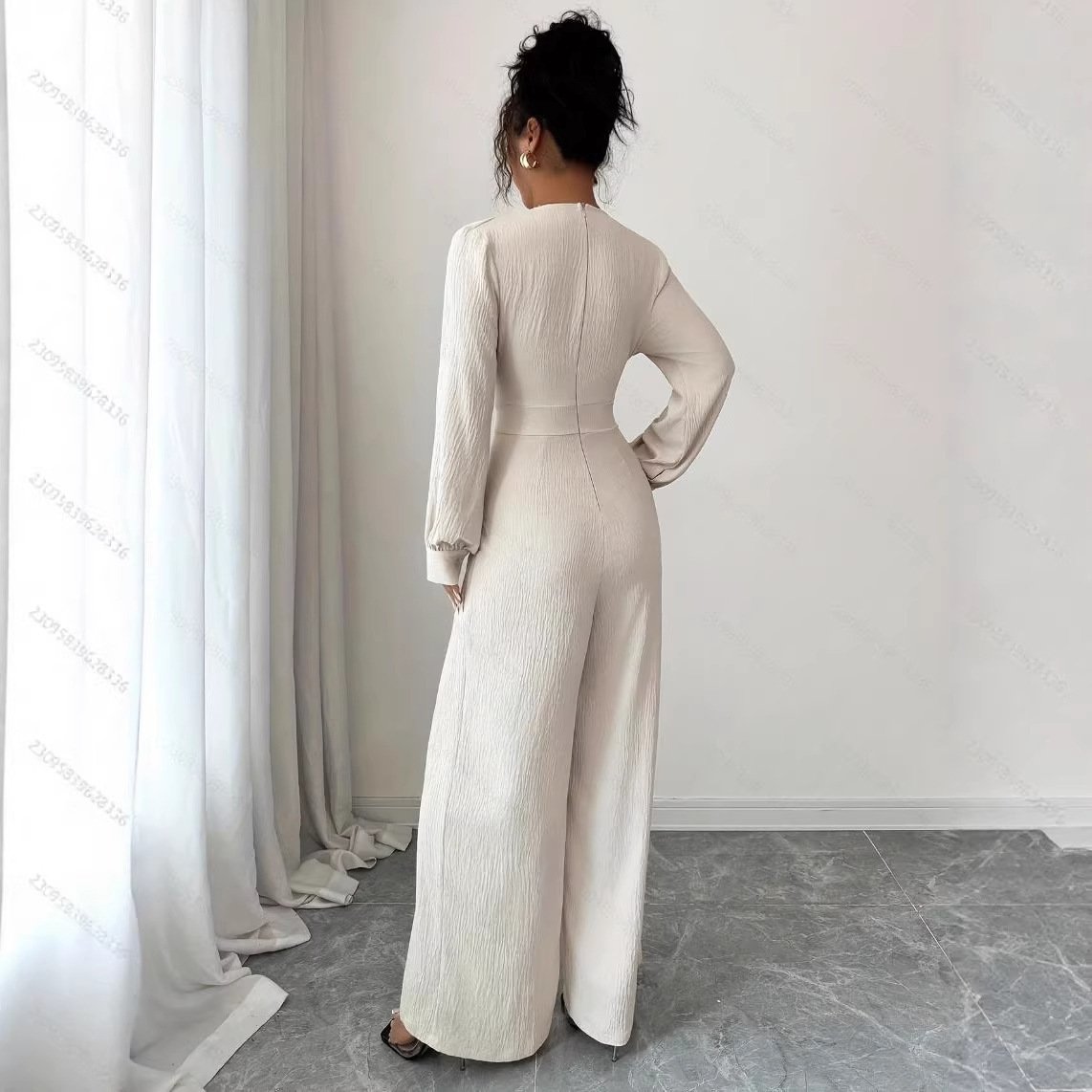 Women's Long-Sleeve Jumpsuit - Image 4