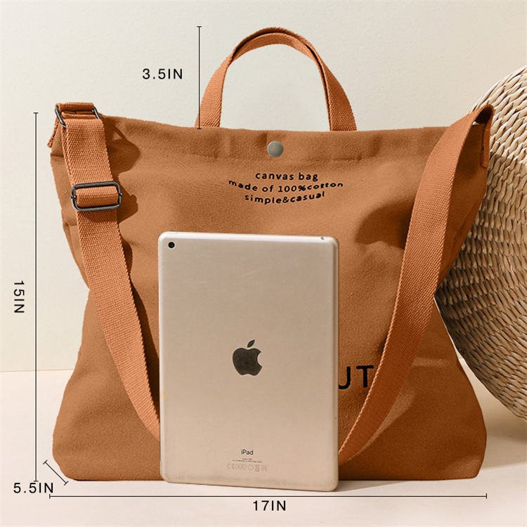 Large Capacity Shopping Bags Woman Black Canvas Tote Bag High-End Versatile Shoulder Bag - Image 2