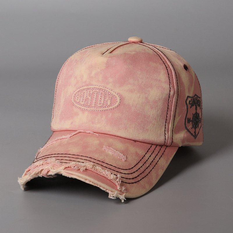 Retro Distressed Ripped Cap - Image 5