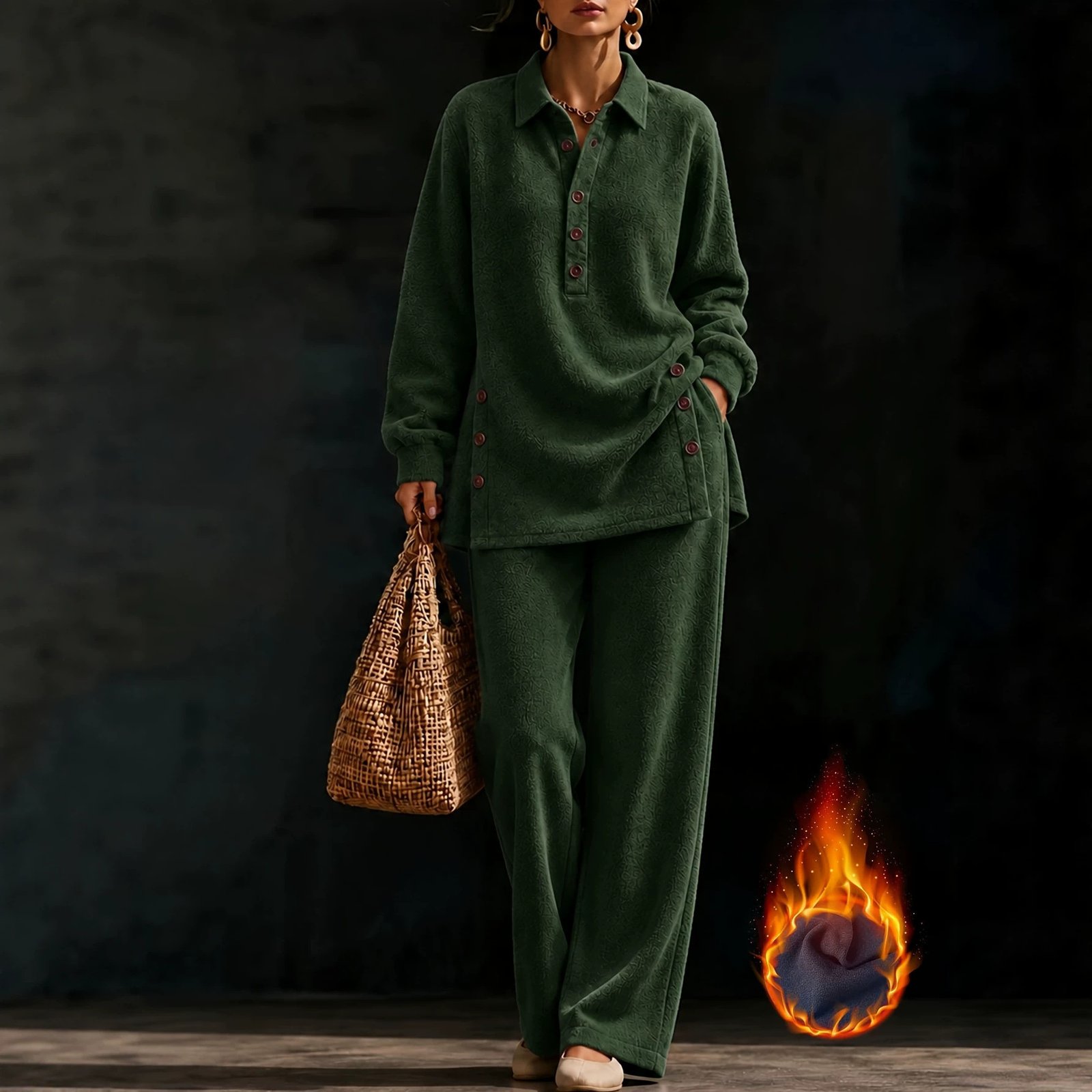 Casual Two-Piece Loungewear Set - Image 6