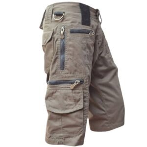 Cropped Men's Loose Cargo Shorts