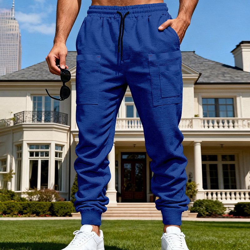 Mens Loose-fit Casual Breathable Pants - Image 9