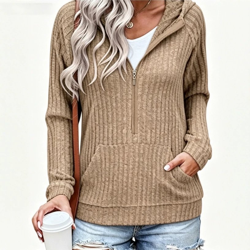 Fashionable Hooded Pullover Loose-fit Casual For Autumn - Image 5