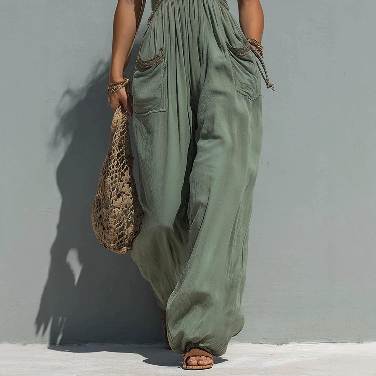 Women's Sleeveless Jumpsuit - Image 5