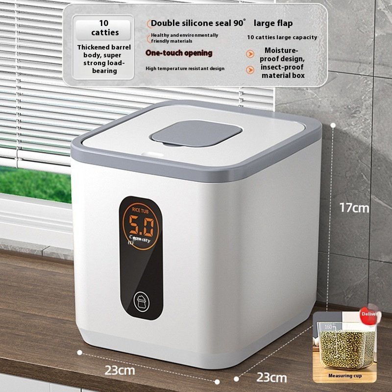 Insect-proof Moisture-proof Sealed Household Food Grade Rice Jar - Image 2