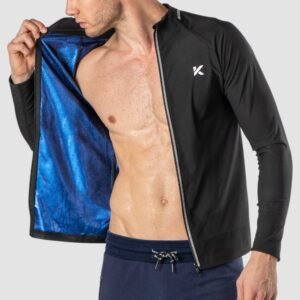 Sauna Jacket For Men Full Zip