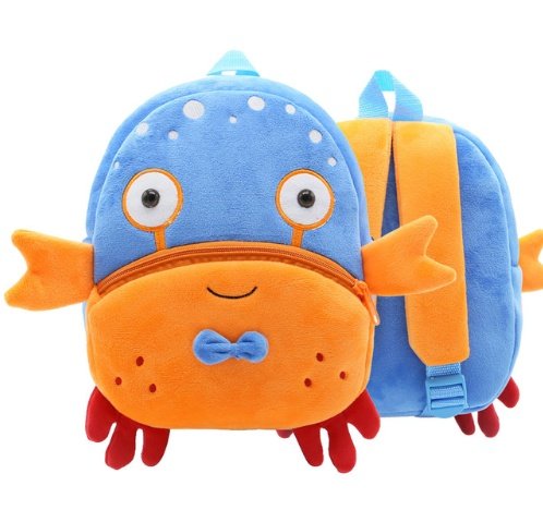 Children School Backpack Cartoon Rainbow Design Soft Plush Material For Toddler Baby Girls Kindergarten Kids School Bags - Image 7