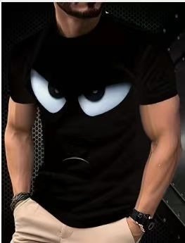 Black-eye Short-sleeve Crew-neck T-shirt - Image 3