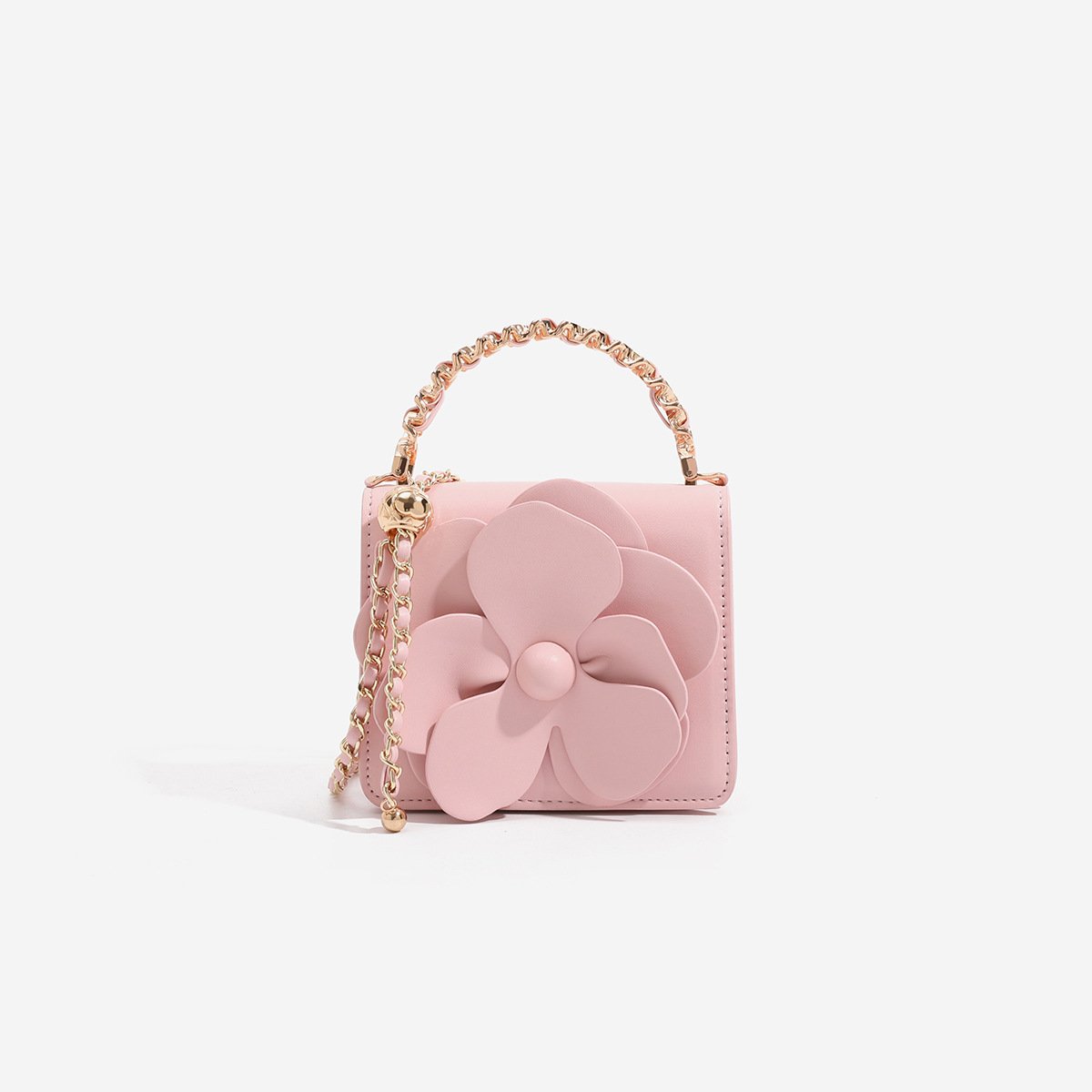 Floral Sweet Mini Square Bag For Women - Image 4