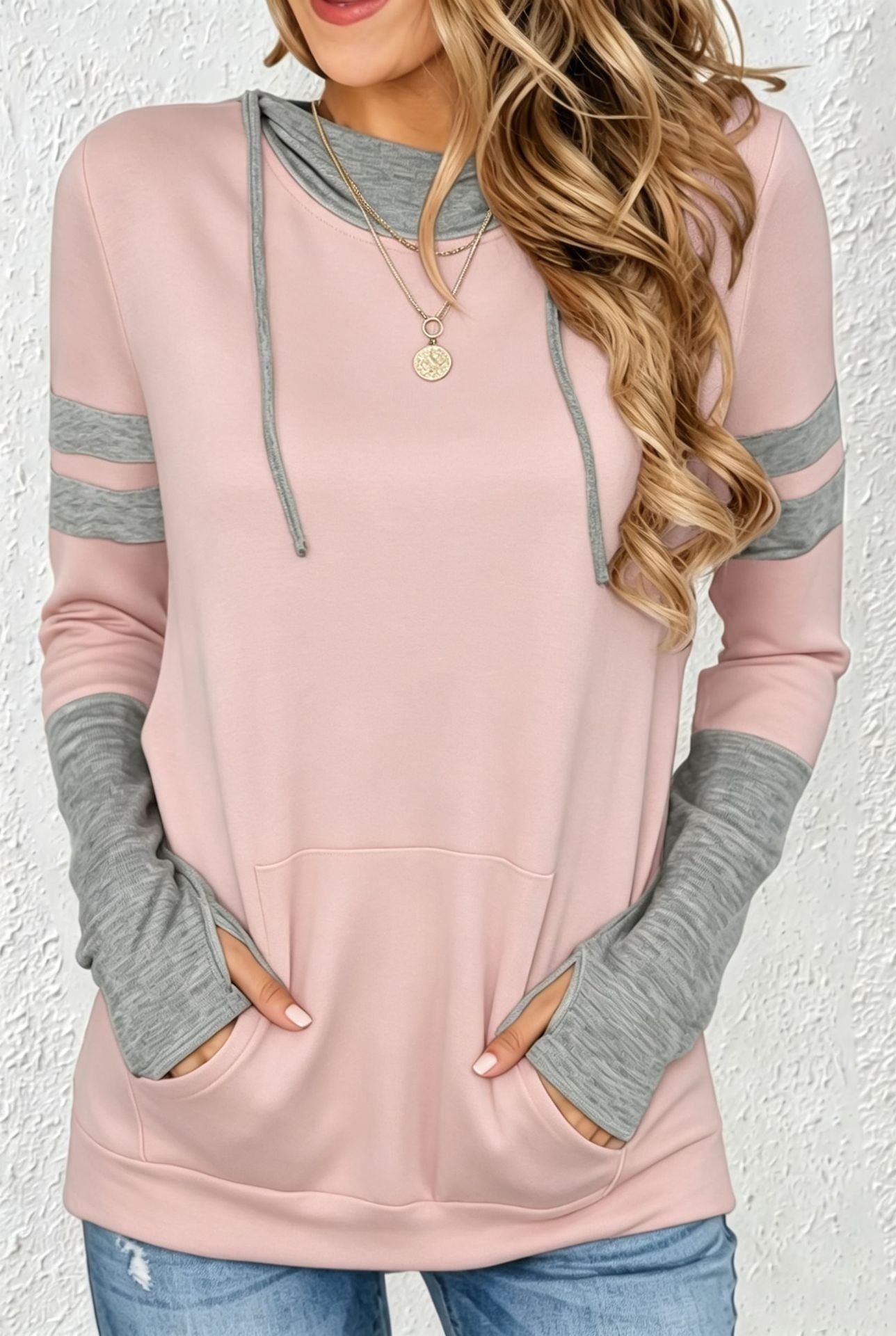 European And American Womens Hooded Long-sleeve Clothing - Image 3