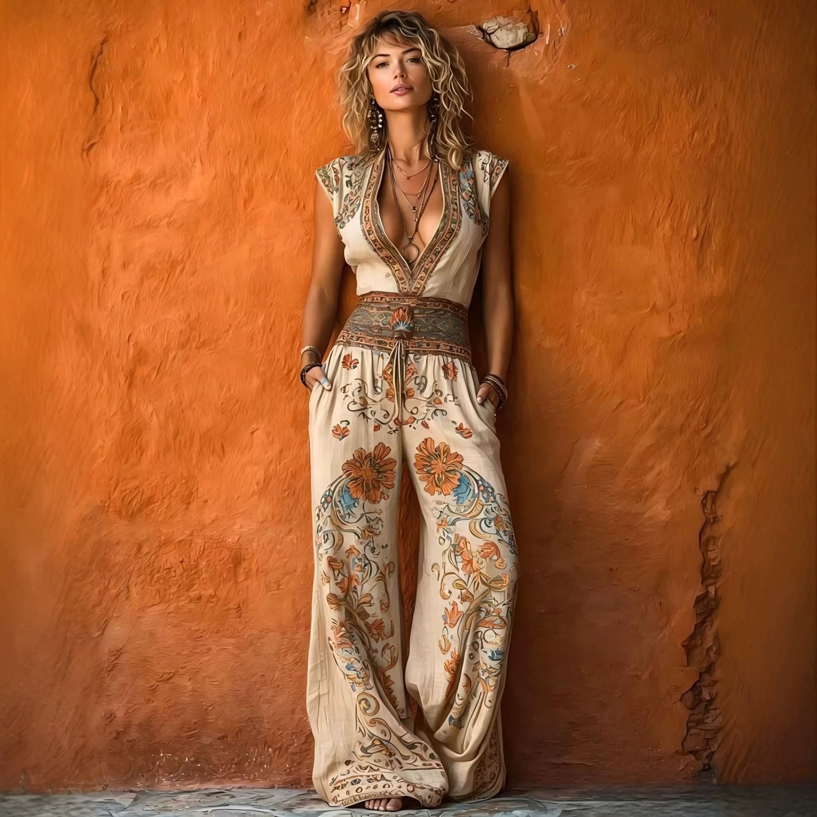 Printed Women's Jumpsuit