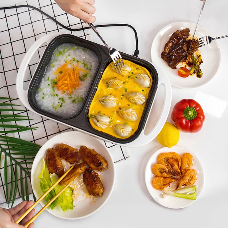 Multi-functional Dual-use Electric Caldron Electric Frying Oven - Image 6