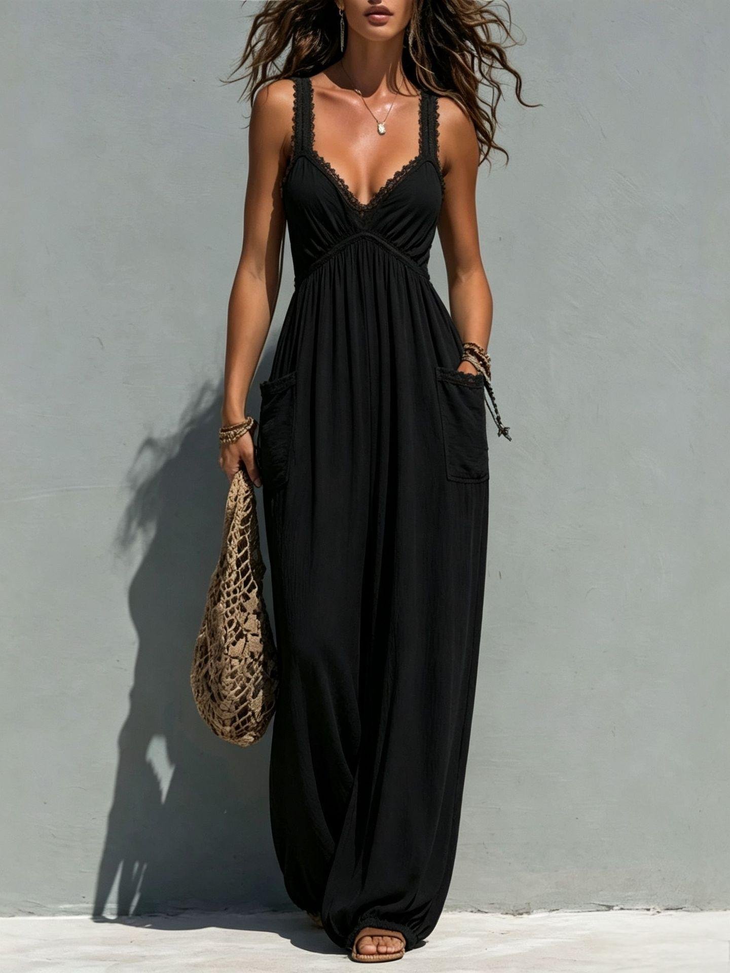 Women's Sleeveless Jumpsuit - Image 8