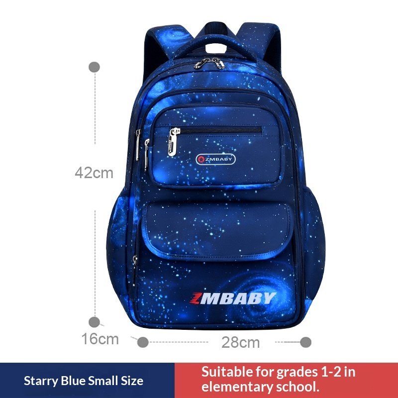 New Schoolbag For Primary School Students Male Side Refrigerator Open Large Capacity Children's Bags Grade - Image 9