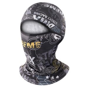 cycling mask-printed headgear