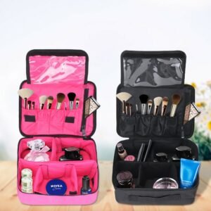 Travel Makeup Bag Cosmetic Toiletry Case Hanging Pouch Wash Organizer Storage Toiletry Cosmetic Storage Handle Washbag