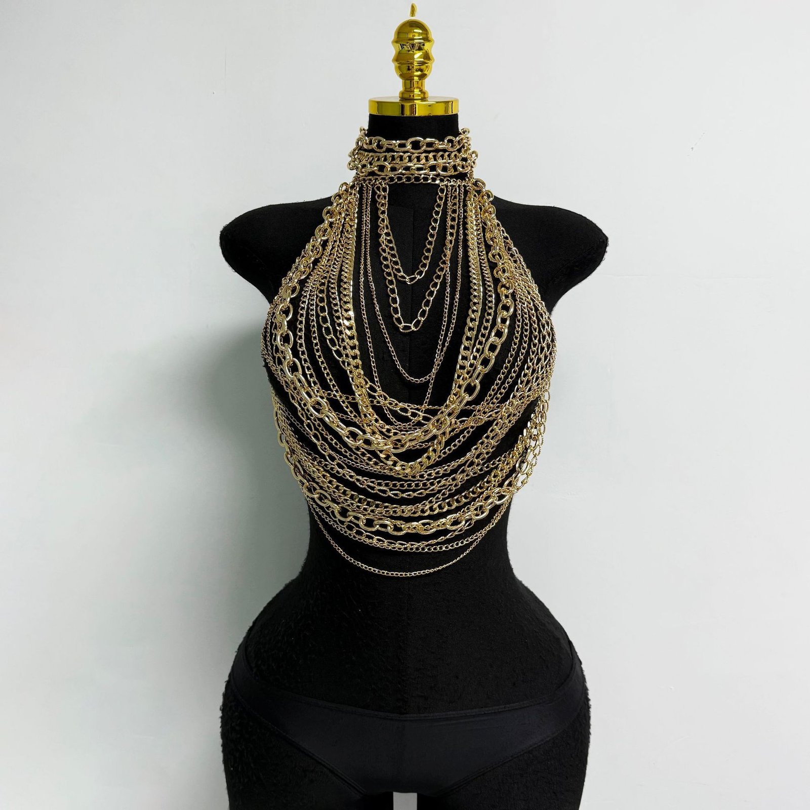 Backless Sexy Metal Chain Camisole - Image 4