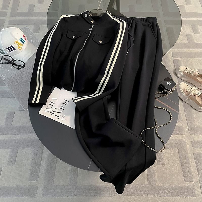 Two-piece Wide-leg Pants Set - Image 2