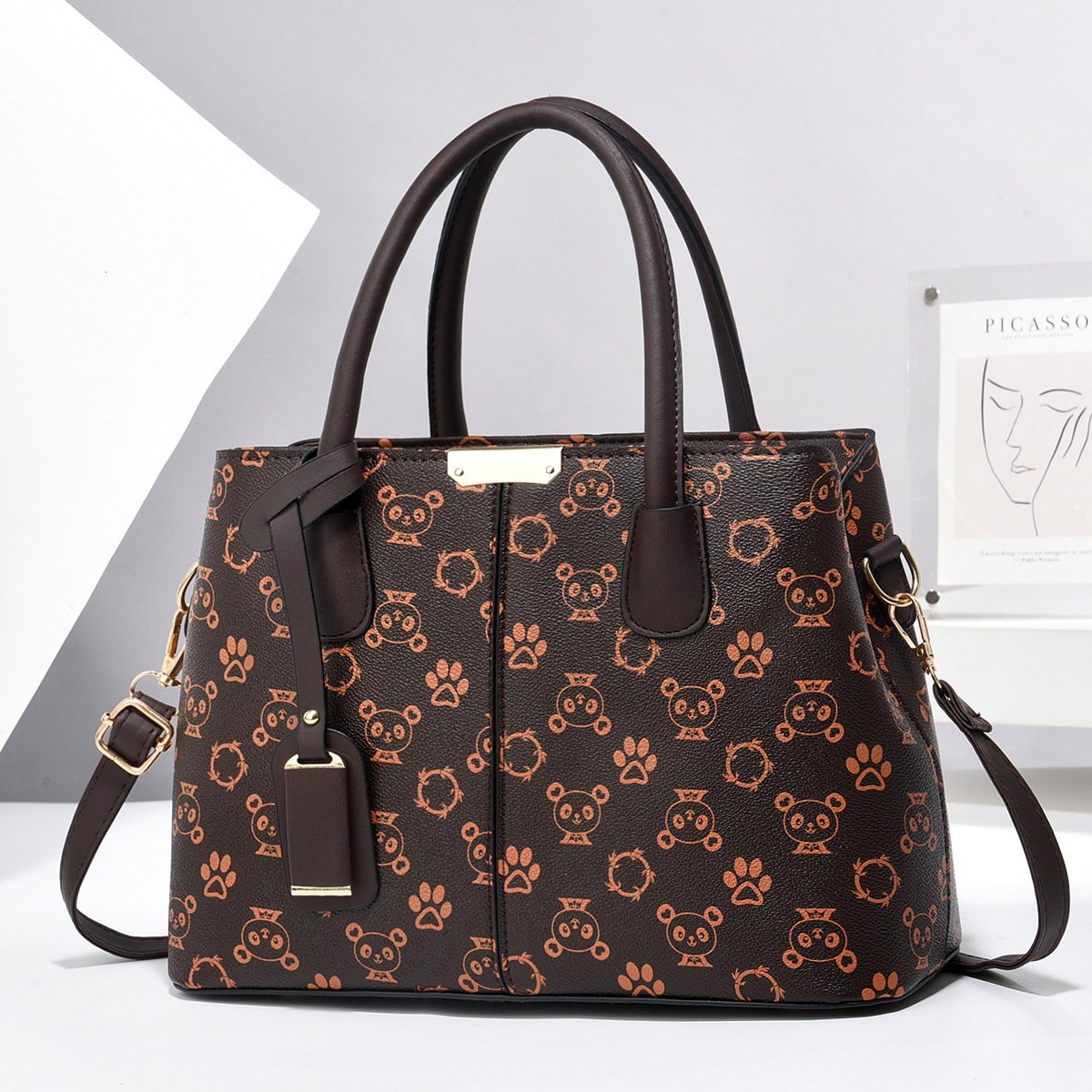 Women PU Leather Handbags Ladies Large Capacity Tote Bag Female Square Shoulder Bags New Fashion Crossbody Bags - Image 10