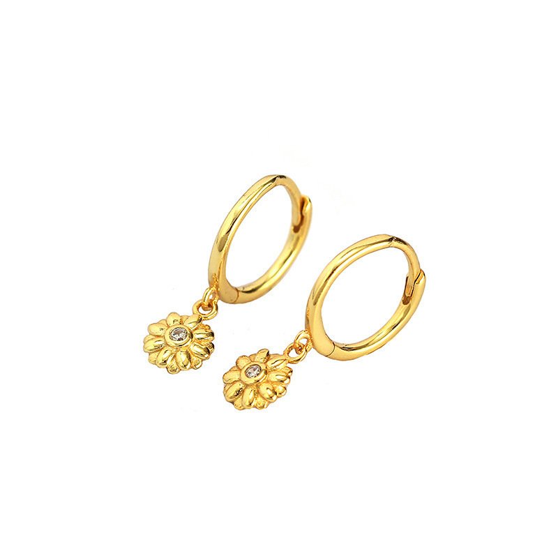 Fashionable And Minimalist Floral Ear Clips For Women - Image 2