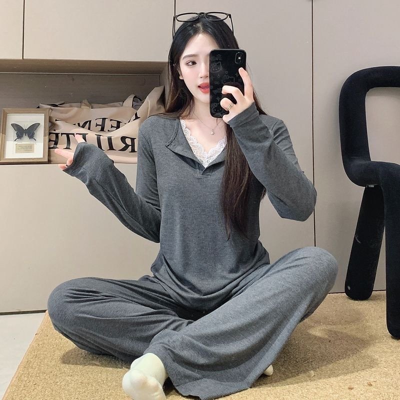 Women's Two-piece Long-sleeve Pajamas