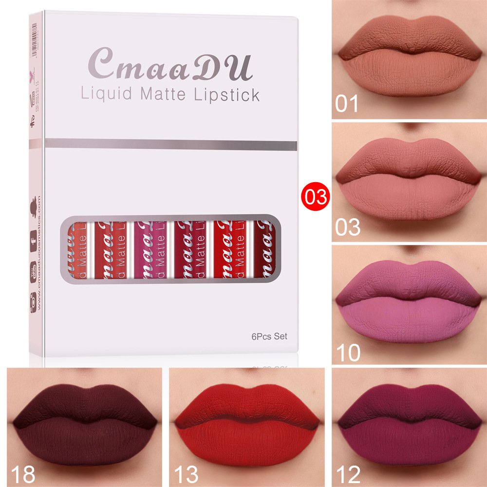 6 Boxes Of Non-stick Waterproof Long Lasting Lip Gloss - Image 6