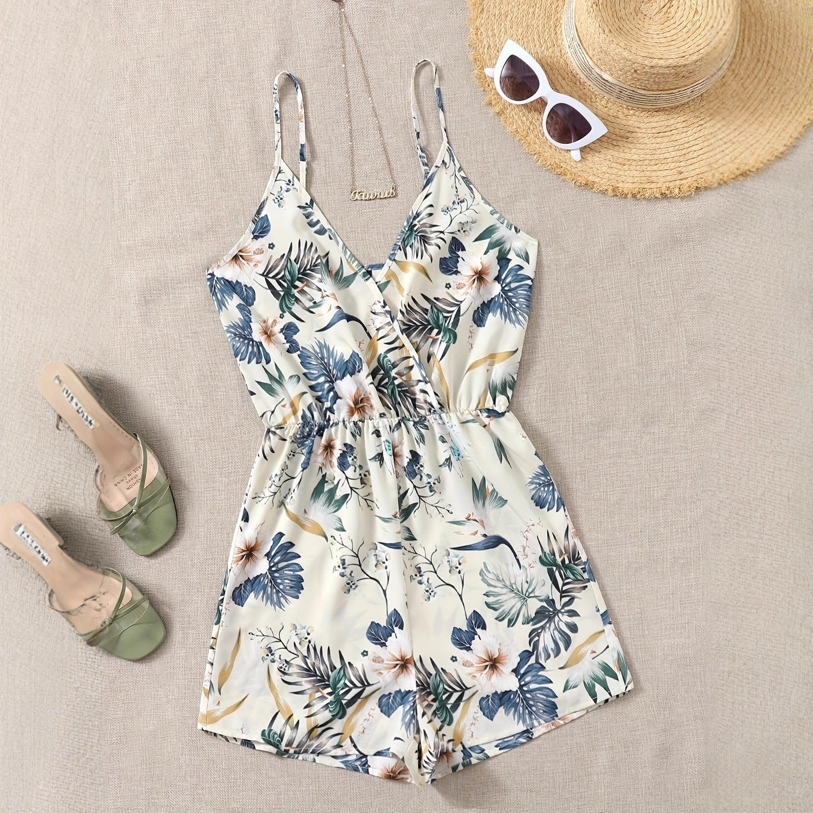 Cross-Strap Jumpsuit For Women - Image 4