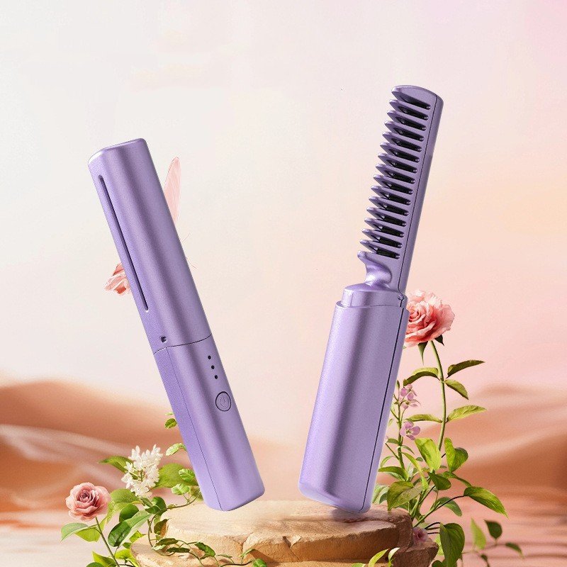 Professional Wireless Hair Straightener Comb - Image 10