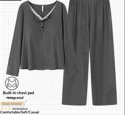 Women's Two-piece Long-sleeve Pajamas - Image 5