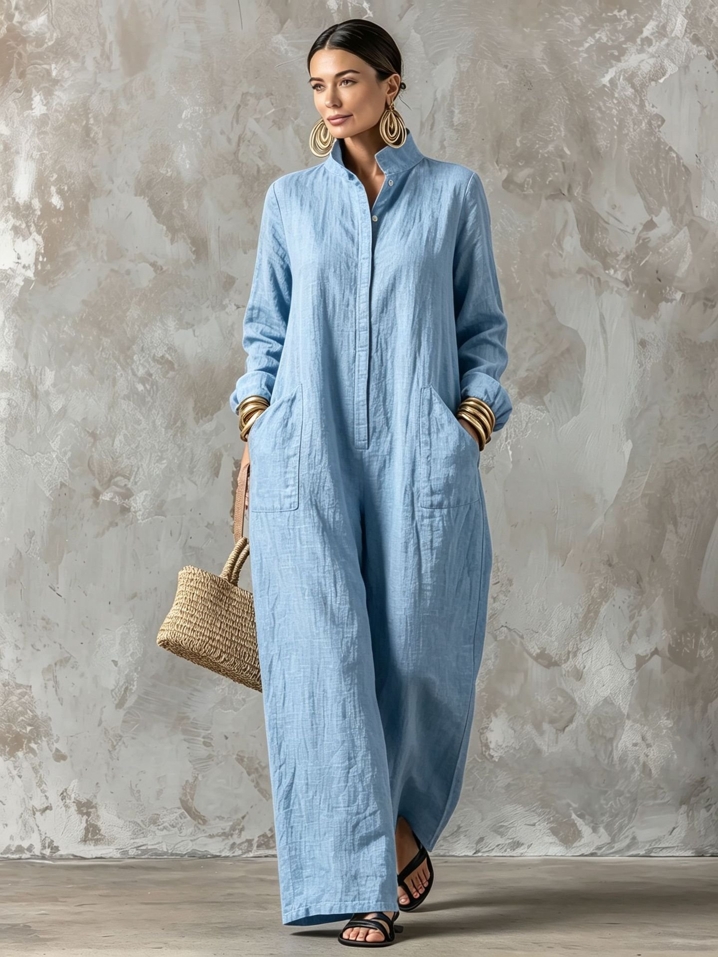 Long-sleeve Jumpsuit - Image 4
