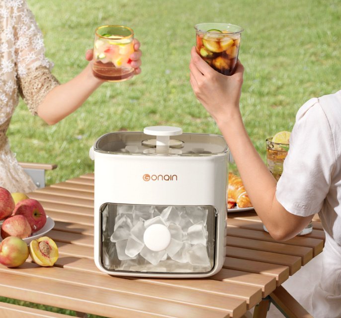Easy-Press Lid Ice Maker Ice Storage Box - Image 6
