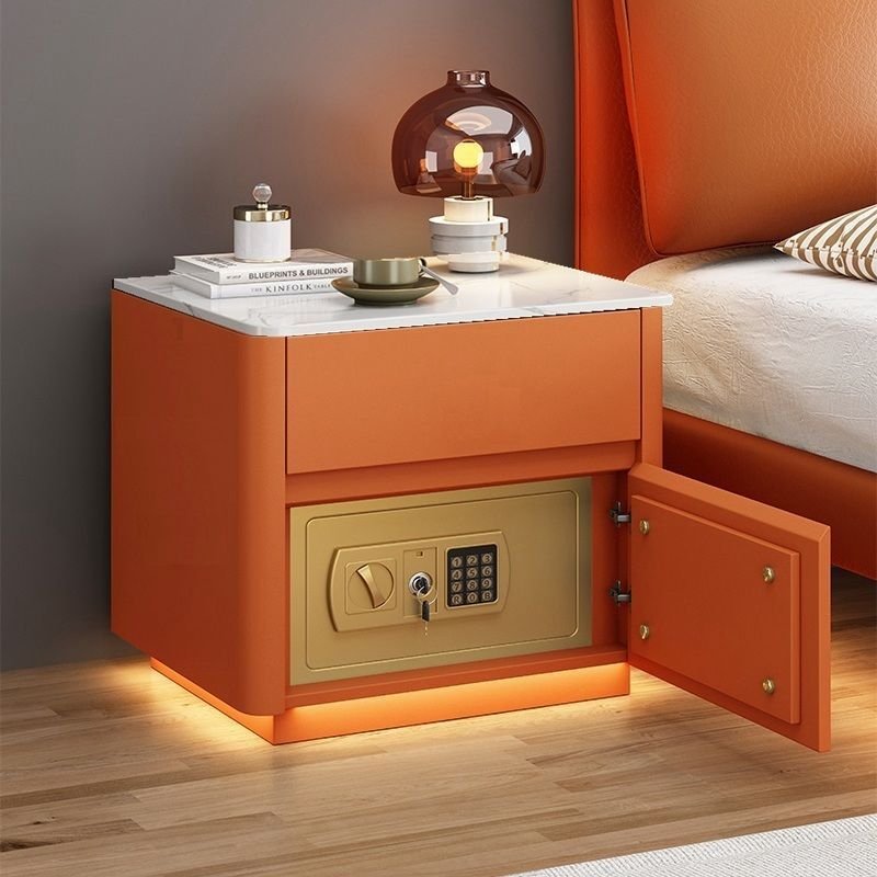 Home Bedroom Multi-functional Smart Safe Bedside Table Wireless Integrated Charging Safe - Image 4