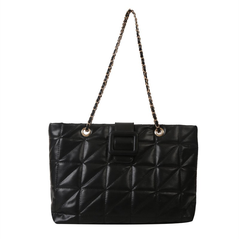 Women Shoulder Bags New Trendy Chic Chanel-style Rhombus Chain Bag - Image 3