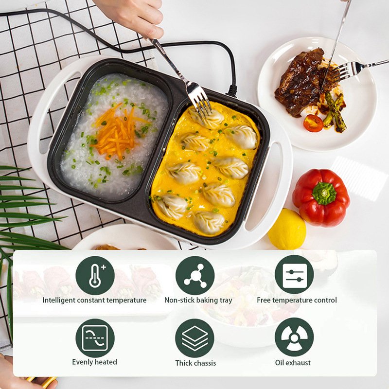 Multi-functional Dual-use Electric Caldron Electric Frying Oven - Image 7