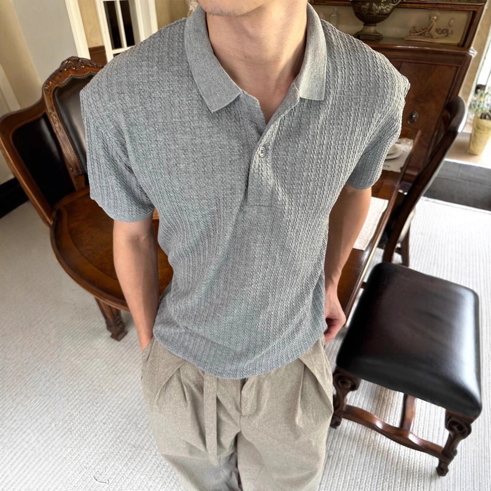 Men's Fitted Short-sleeve - Image 4