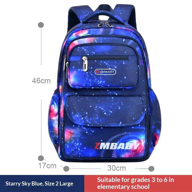 New Schoolbag For Primary School Students Male Side Refrigerator Open Large Capacity Children's Bags Grade - Image 6