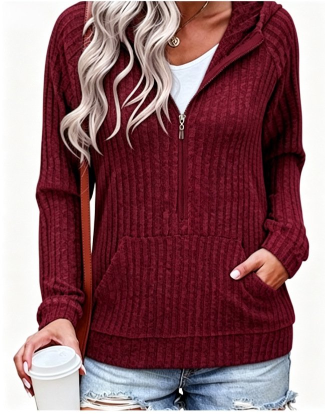 Fashionable Hooded Pullover Loose-fit Casual For Autumn - Image 10