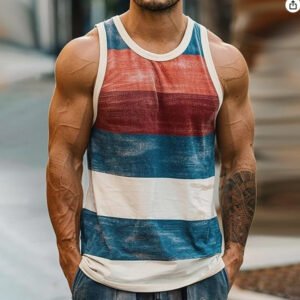 Printed Design Tank Top
