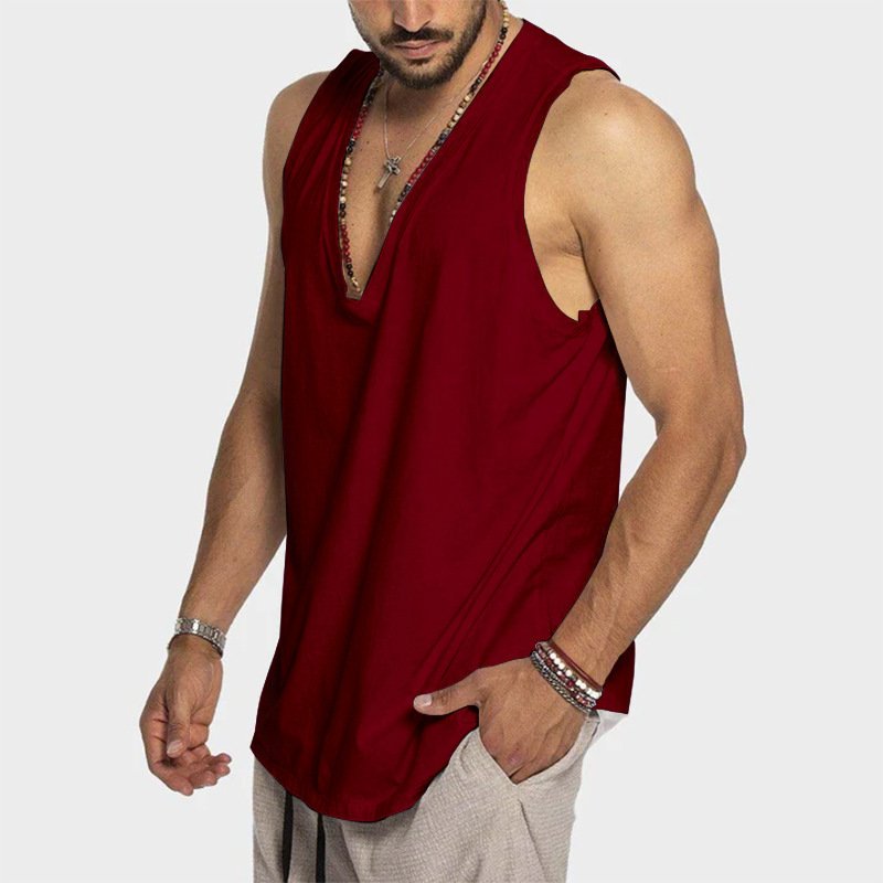 Sleeveless Loose-fitting Vest - Image 4