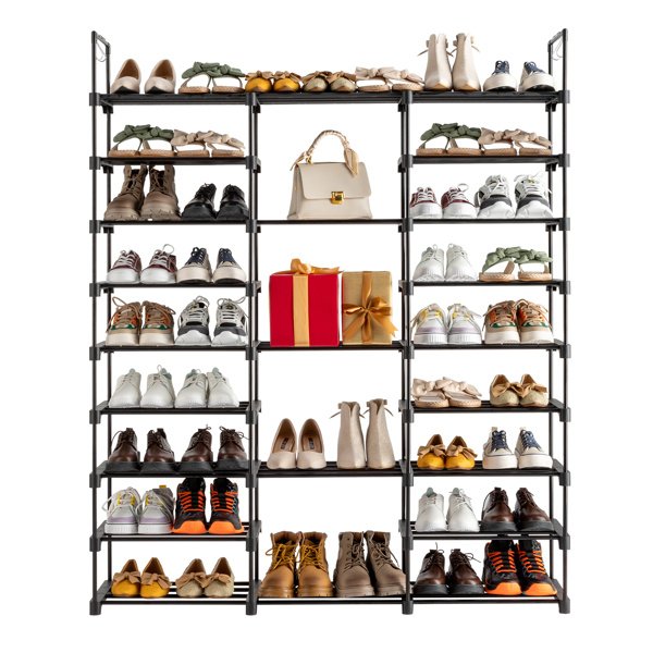 3 Rows And 9 Layers With Hooks Can Hold 50 Pairs Of Shoe Racks - Image 7