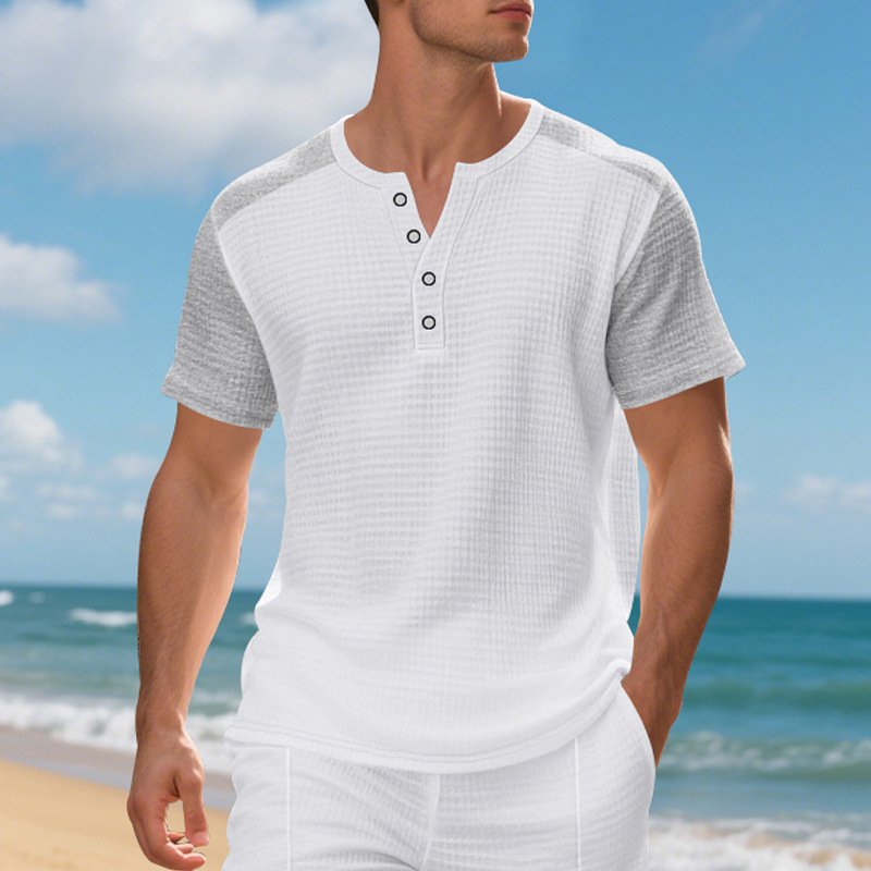 Mens Casual Short-sleeve T-shirt - Image 7