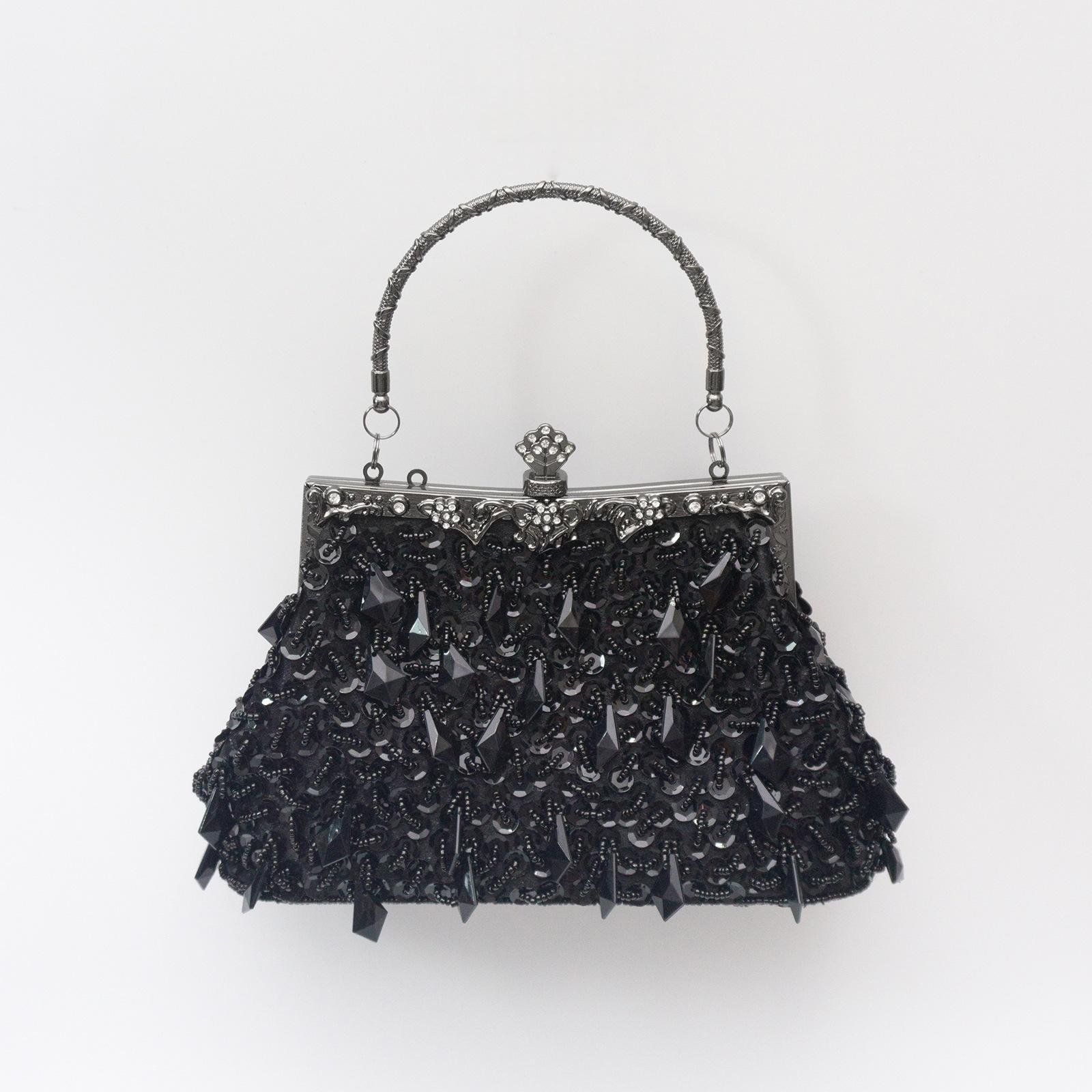 Acrylic Tassel-beaded Handbag With A Coin Purse Closure - Image 5