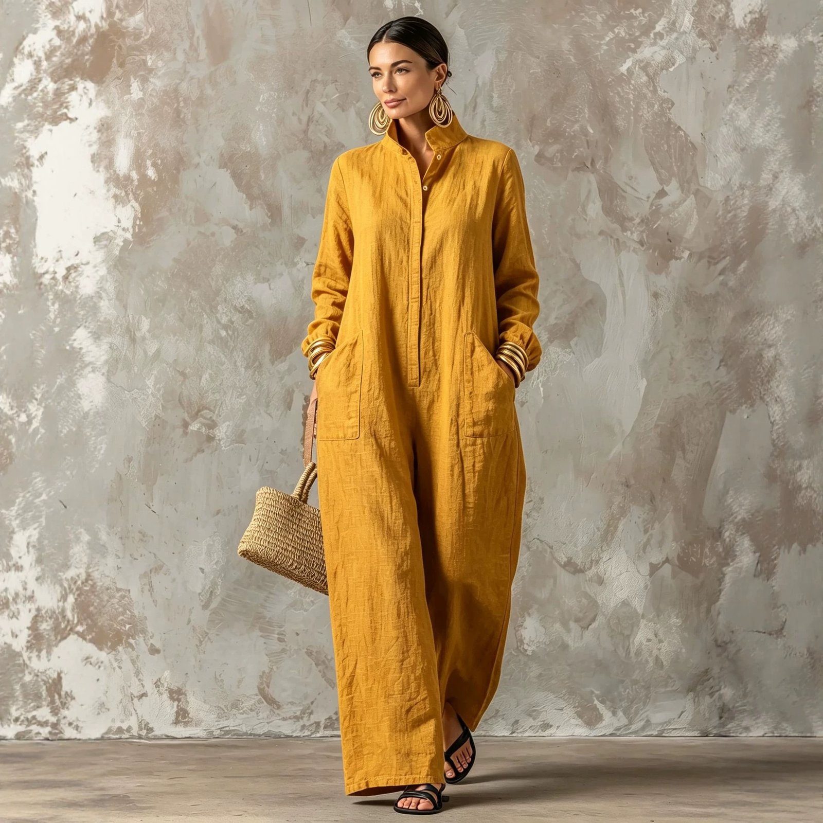 Long-sleeve Jumpsuit - Image 5