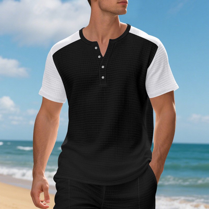 Mens Casual Short-sleeve T-shirt - Image 3