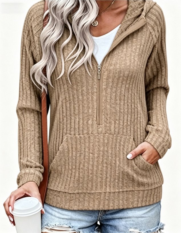 Fashionable Hooded Pullover Loose-fit Casual For Autumn - Image 9