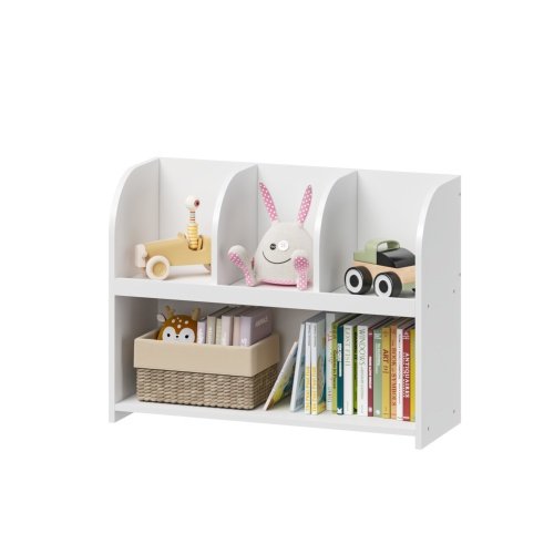 Kids Bookcase With 4 Compartments - Image 3