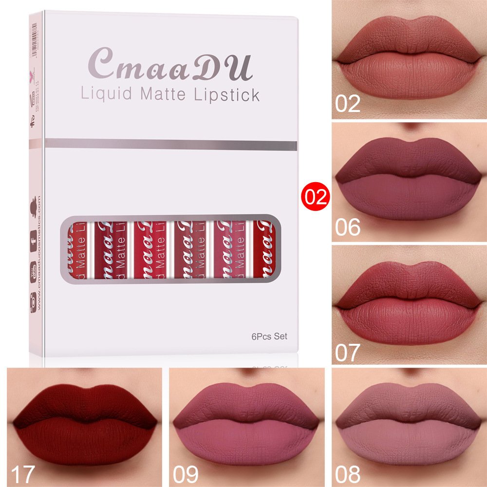6 Boxes Of Non-stick Waterproof Long Lasting Lip Gloss - Image 5